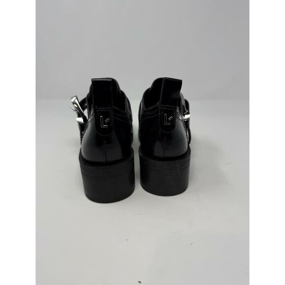 Larroude Stewart Women's Oxford Black Leather Black 6 RTL: $350.00 - Picture 7 of 9